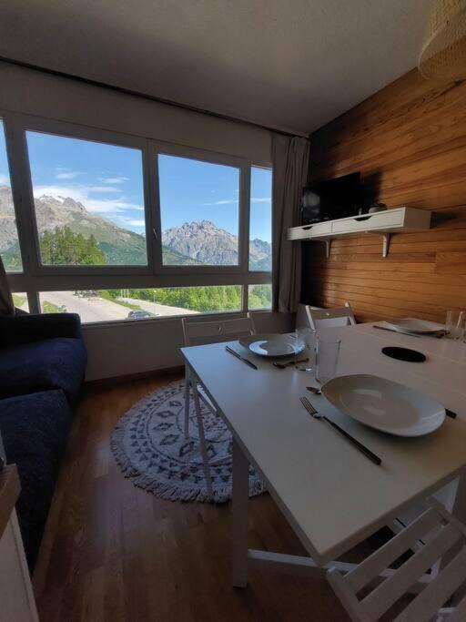 Joli Studio 4 Couchages Aux Pieds Des Pistes Puy-Saint-Vincent Dış mekan fotoğraf