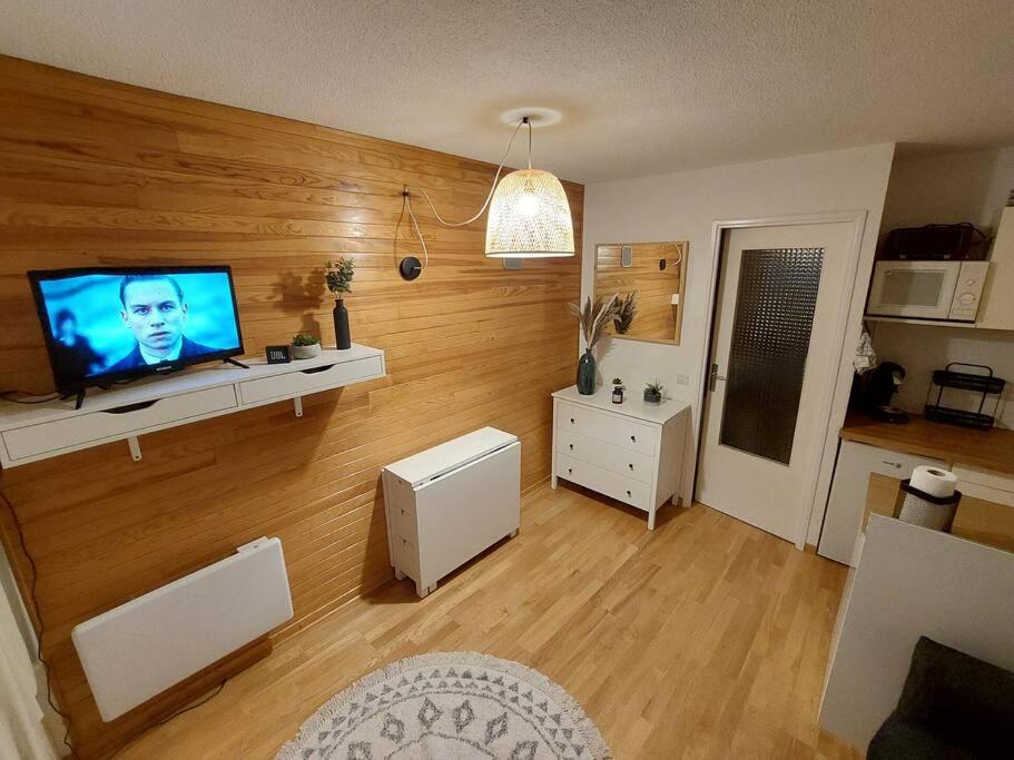 Joli Studio 4 Couchages Aux Pieds Des Pistes Puy-Saint-Vincent Dış mekan fotoğraf